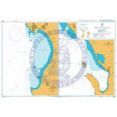 British Admiralty Nautical Chart 1590: Ports in Albania